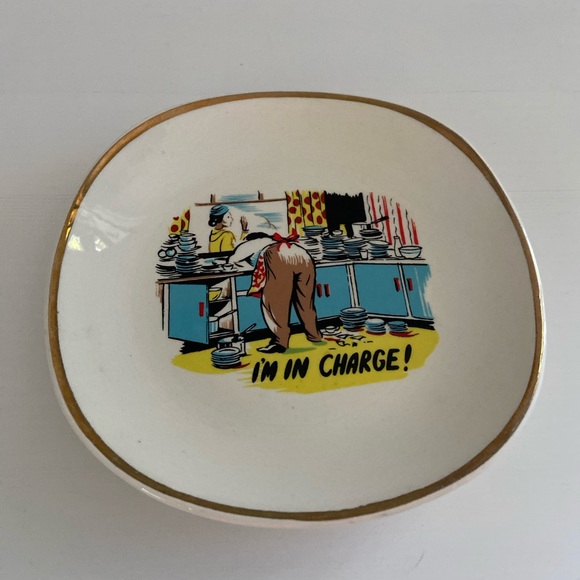 I’M IN CHARGE Vintage Prince William Plate Made in England collectible plate MCM - Picture 1 of 12